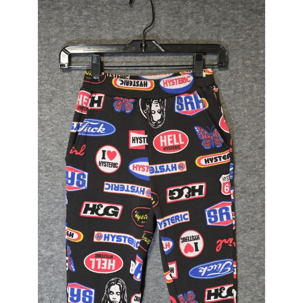 X-Girl x Hysteric Glamour Women's Small‎ Waffle Knit Flare Pants Stretch Collab - Picture 2 of 15